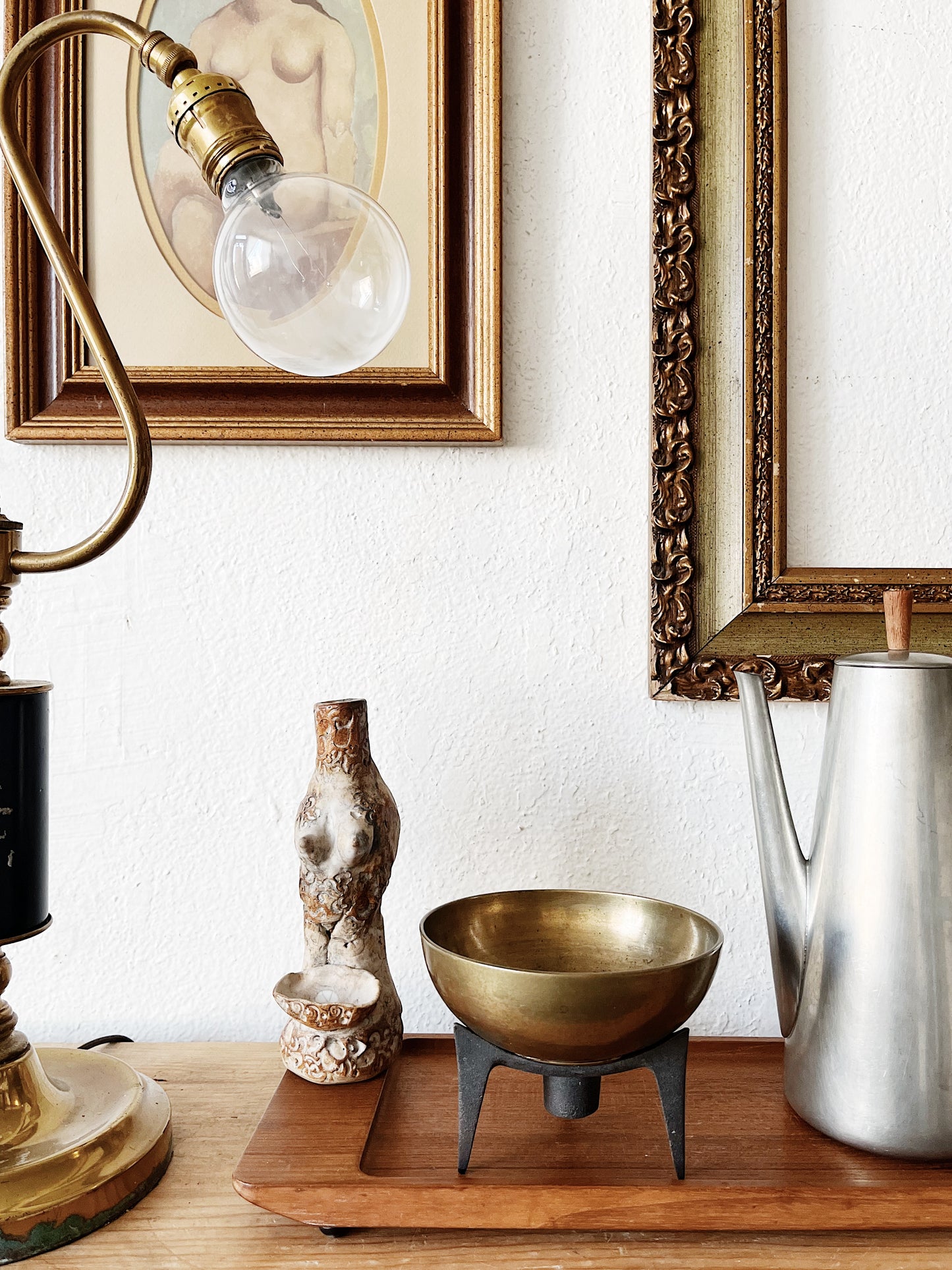 Antique Brass Singing Bowl