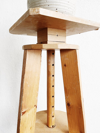 Wooden Sculpting Stand