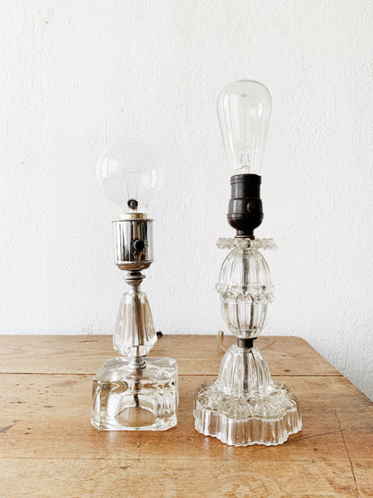 Vintage Cut Glass Lamp