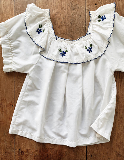 Vintage Cotton Embroidered Top