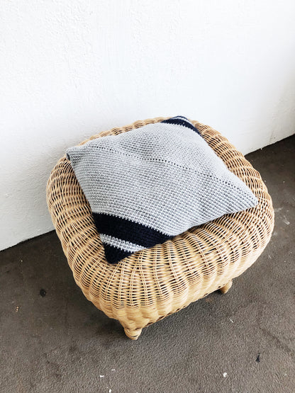 Vintage Wicker Stool