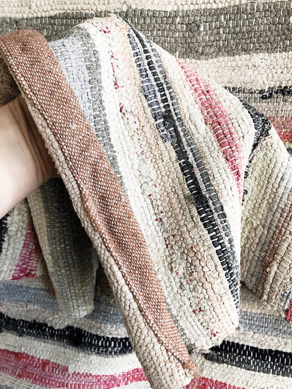 Vintage Hungarian Rag Weaving / Runner