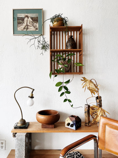 Vintage Slatted Shelf