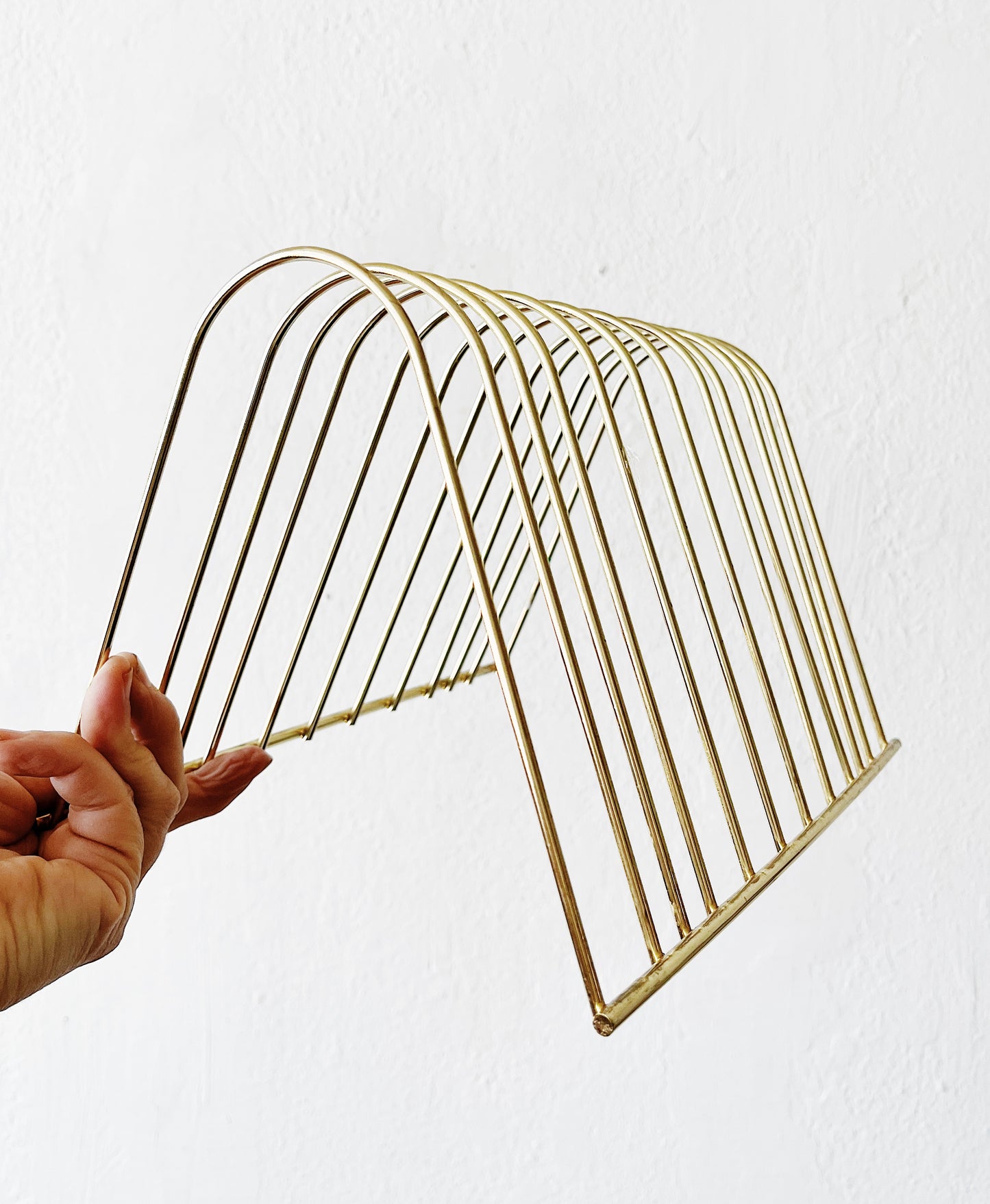 Mid Century Brass Rack