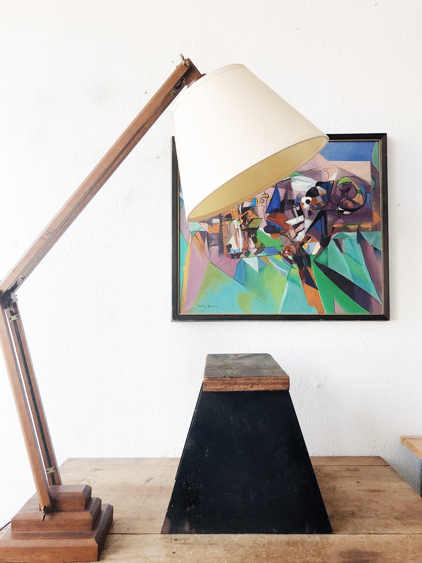 Vintage Modernist Landscape Painting