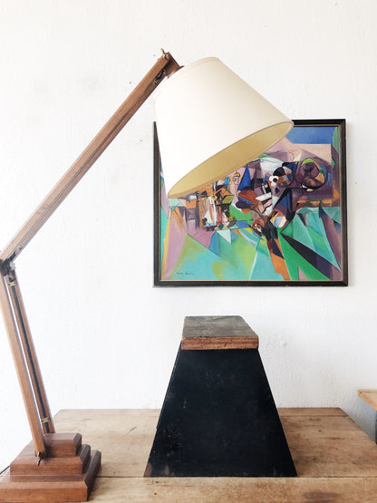 Vintage Modernist Landscape Painting