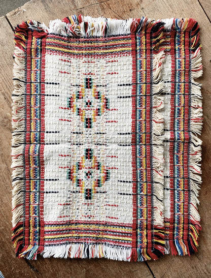 Pair of Vintage Woven Placemats