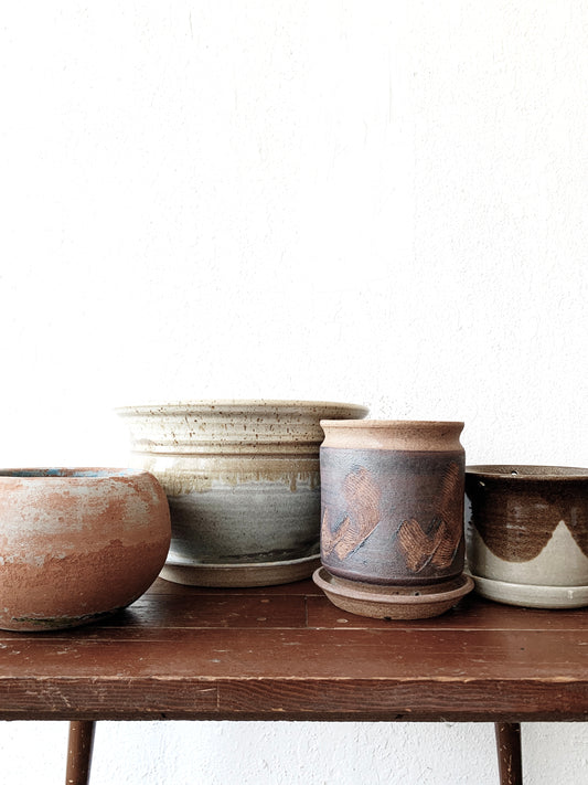 Vintage Clay Planter