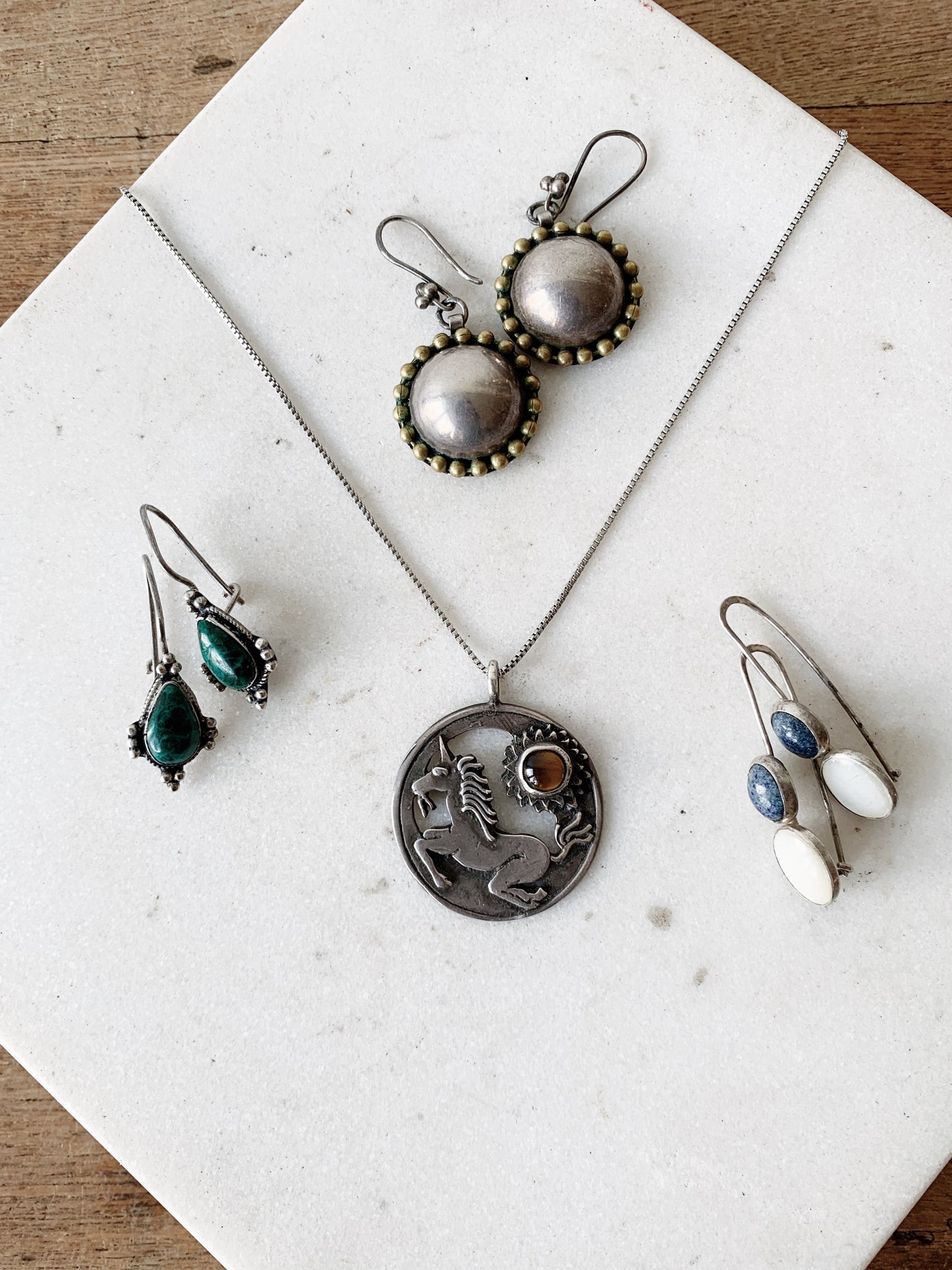 Vintage Sterling Silver Earrings