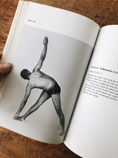 Vintage 1960s Illustrated Yoga Book