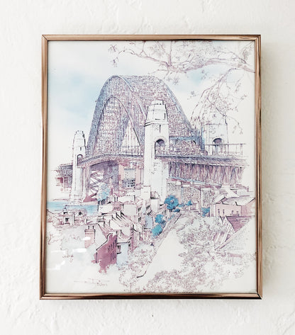 Original Sydney Harbour Bridge Artwork
