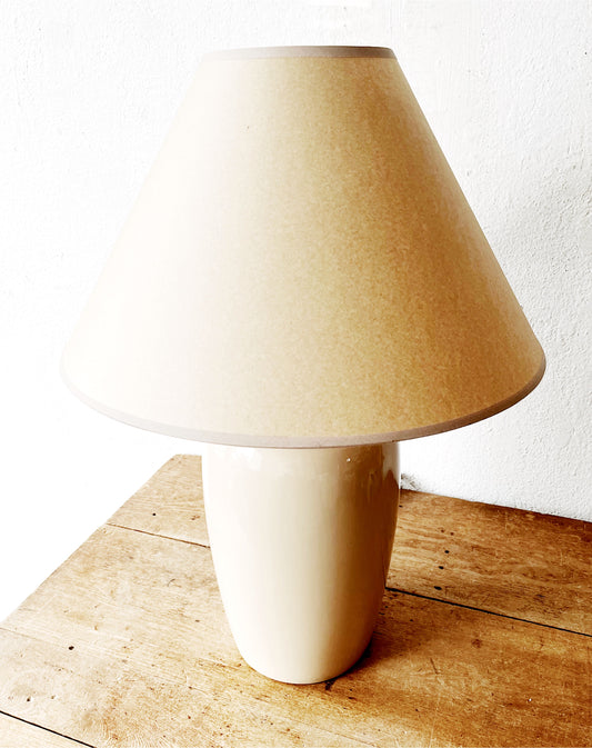 Vintage Ceramic Lamp with Shade