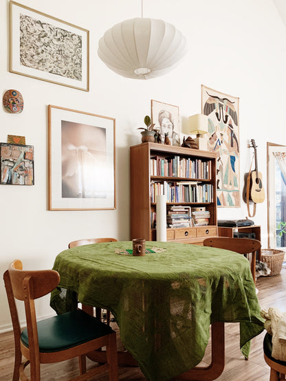 Vintage Linen Tablecloth