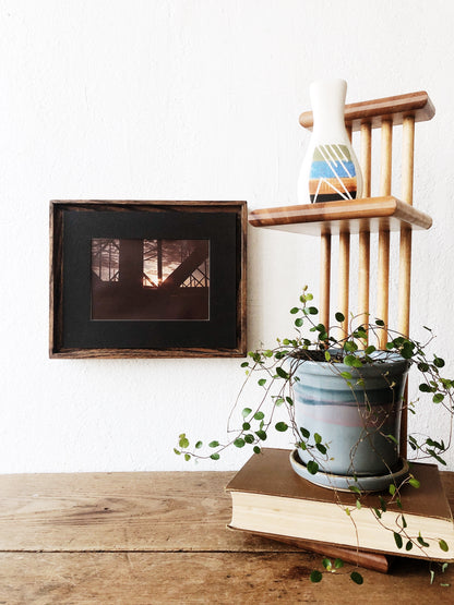 Vintage Expanding Book Rack or Shelf