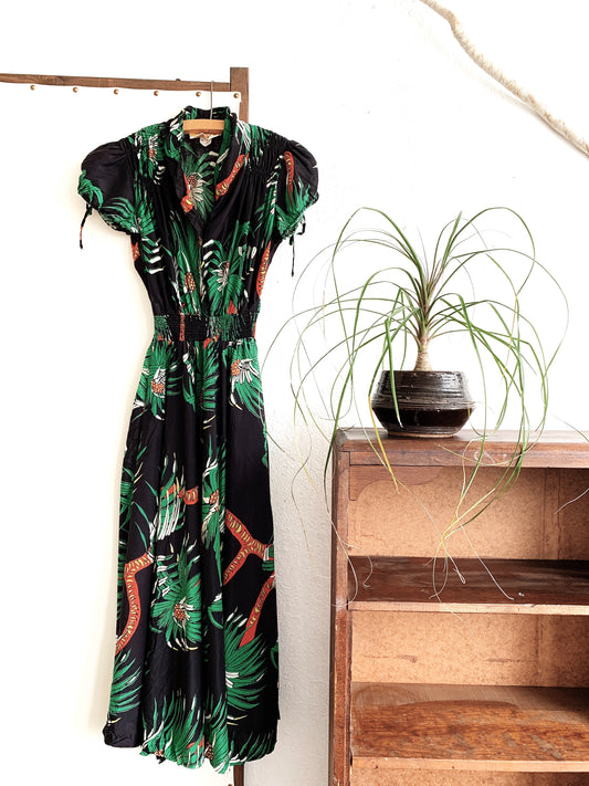 Vintage Floral Dress