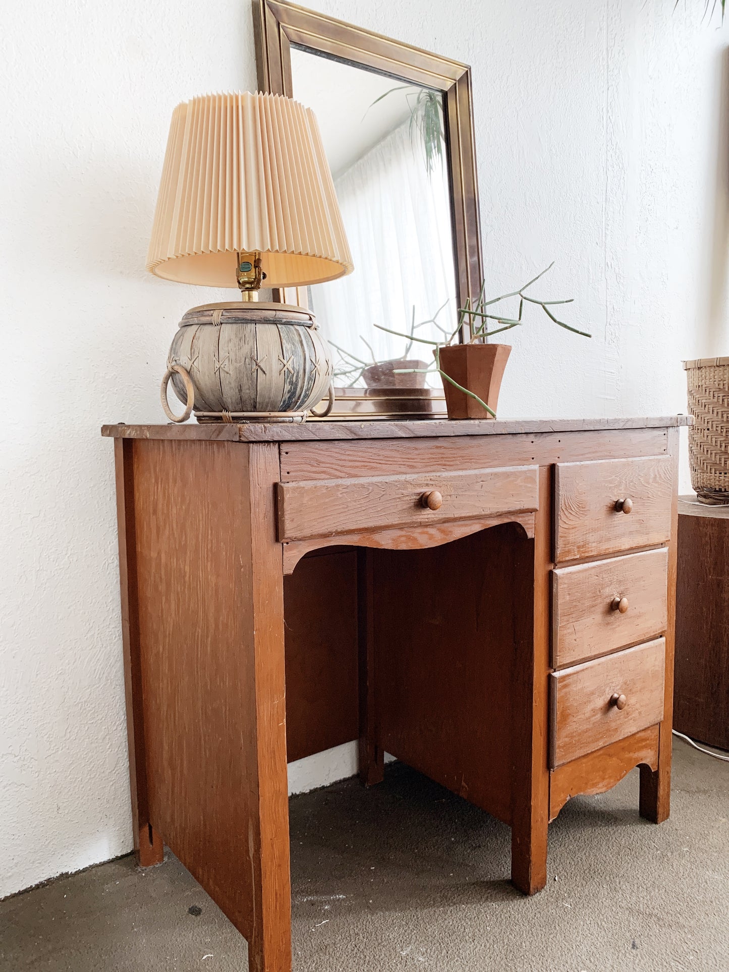 Antique Wood Desk