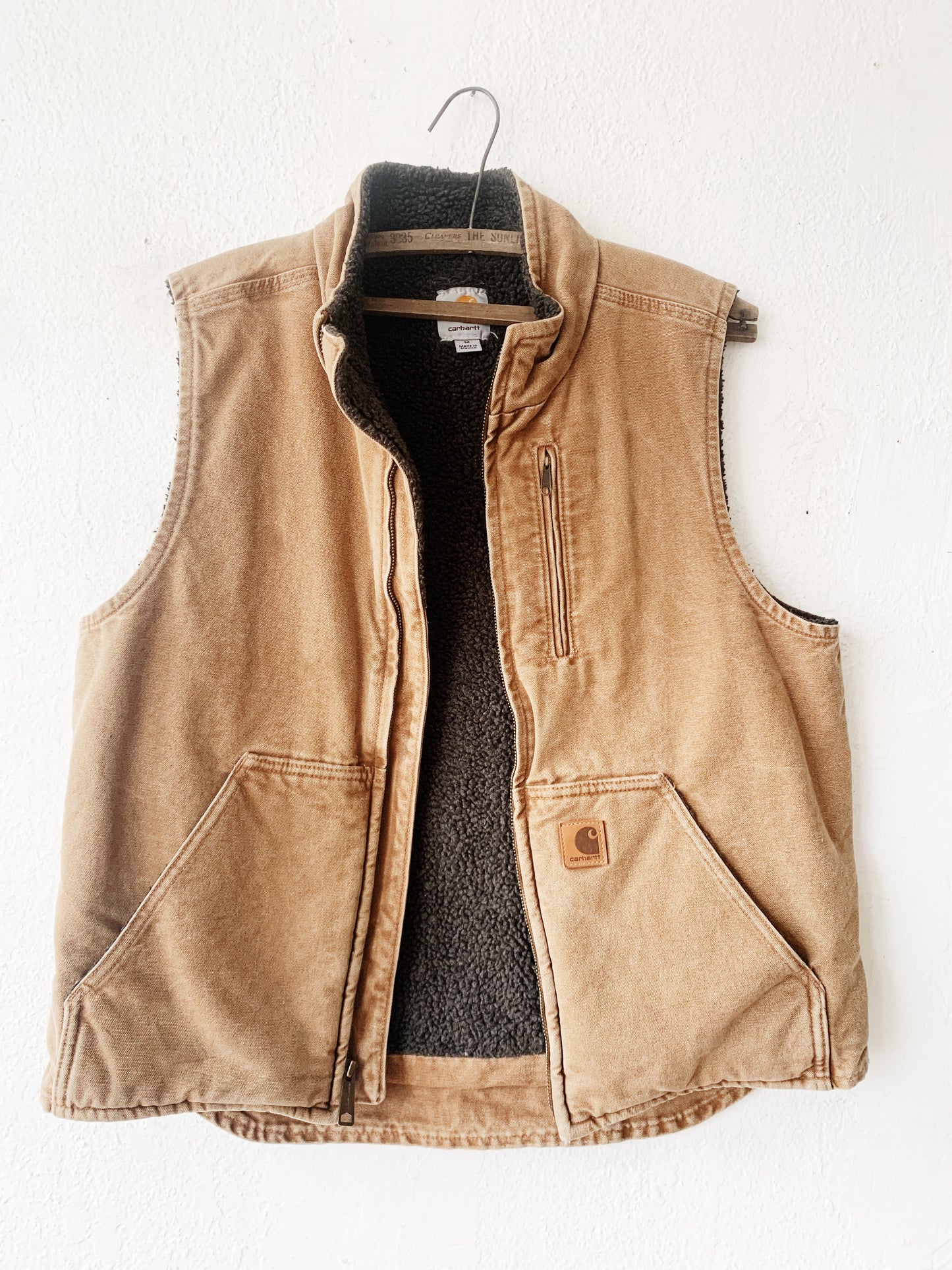 Carhartt Washed Duck Sherpa Lined Vest