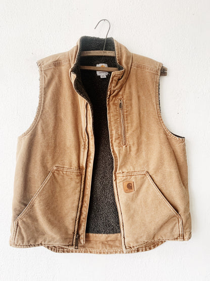 Carhartt Washed Duck Sherpa Lined Vest