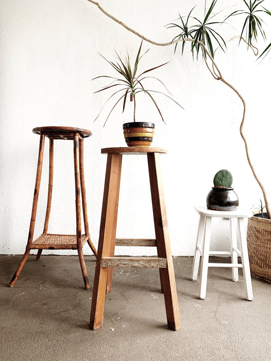 Vintage Wood Stool