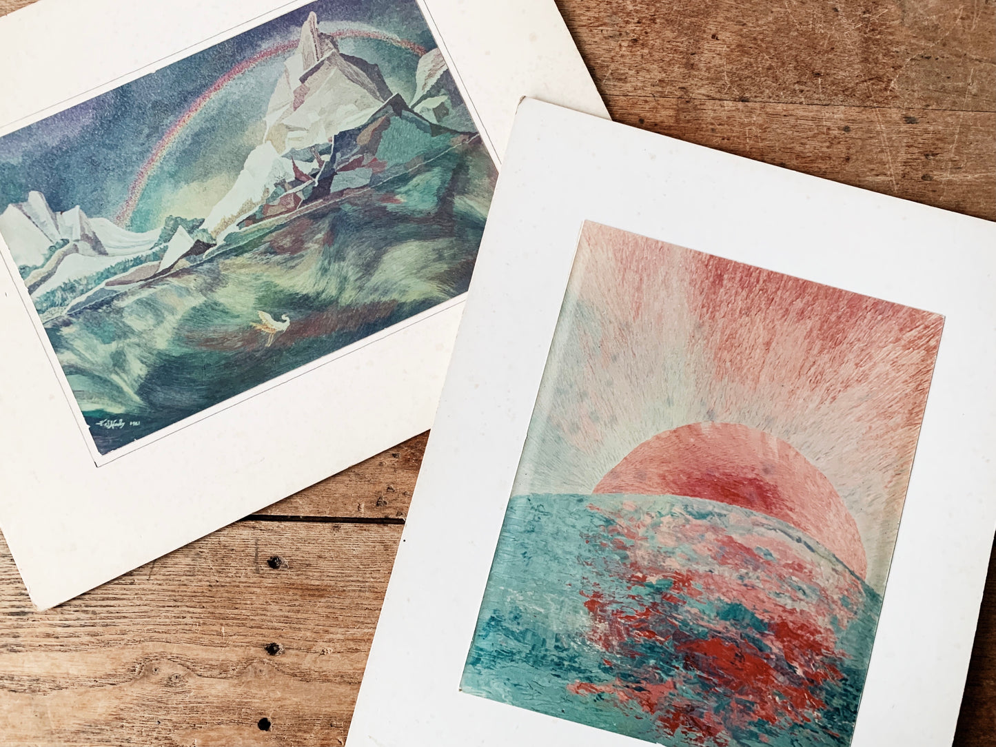 1960’s Vintage Mounted Art Print