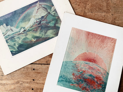 1960’s Vintage Mounted Art Print