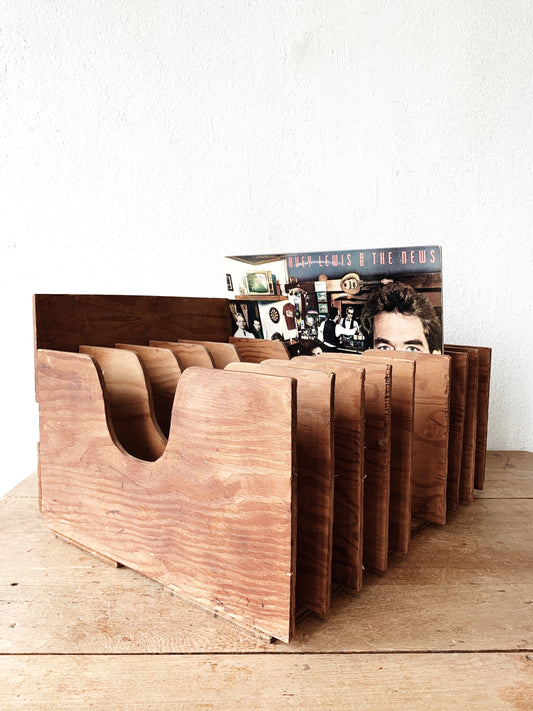 Vintage Handmade Divided Wood Organizer