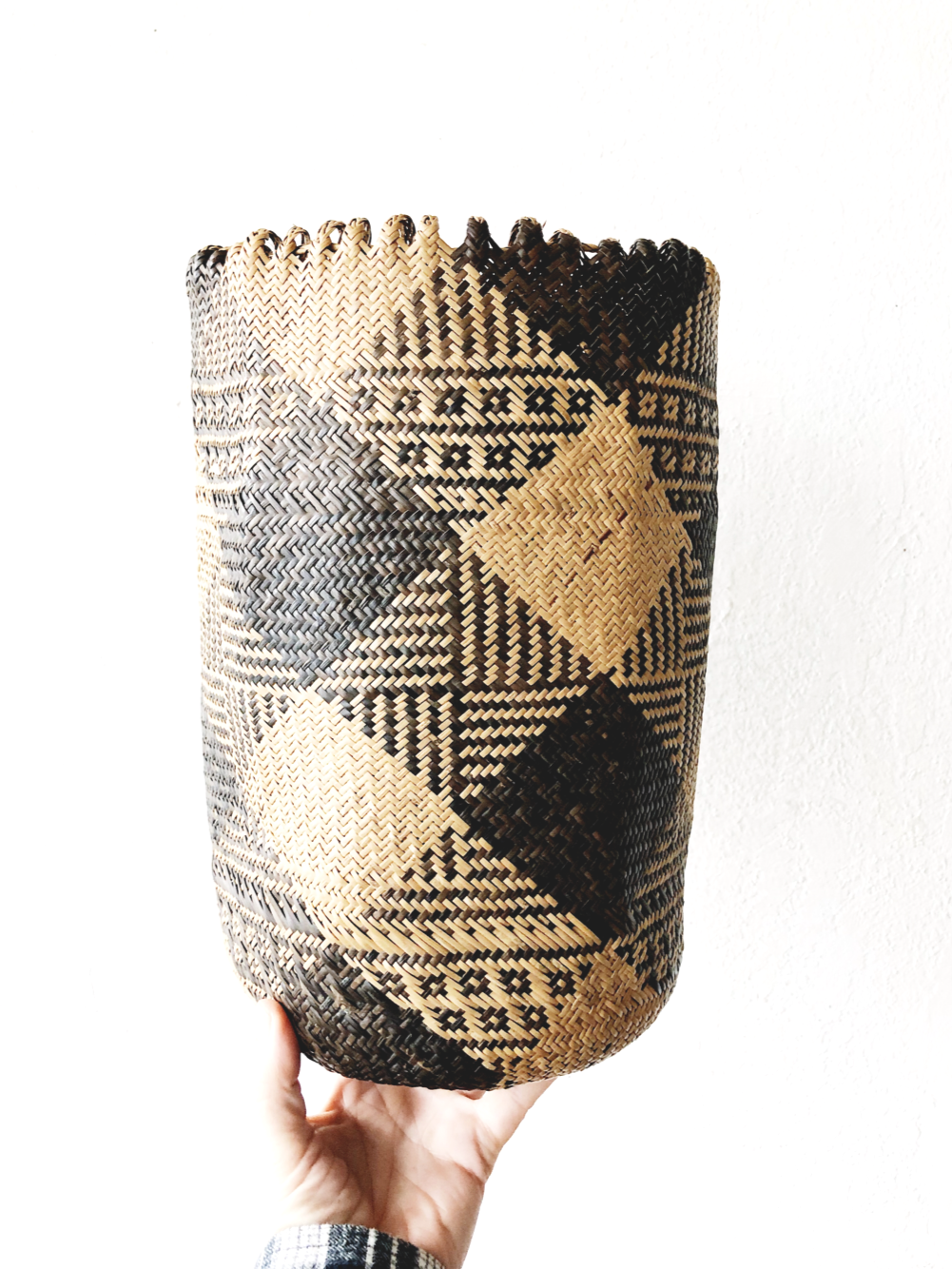 Vintage Seagrass Basket