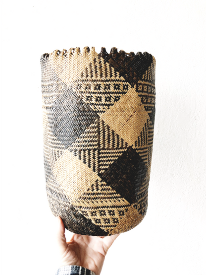 Vintage Seagrass Basket
