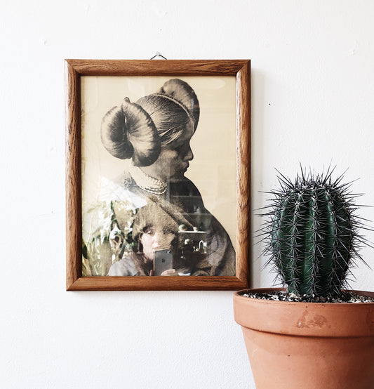 Vintage Curtis ‘Hopi Woman’ Framed Print