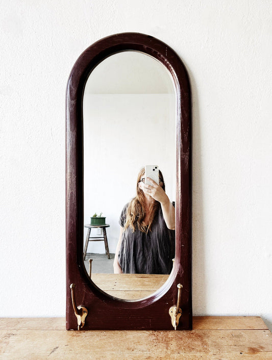Vintage Arched Entry Mirror
