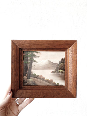Vintage Framed Oregon Landscape Painting