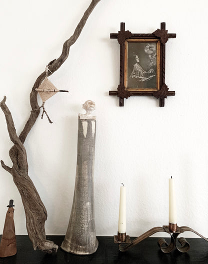 RESERVED KARLA Antique Framed Angel Print