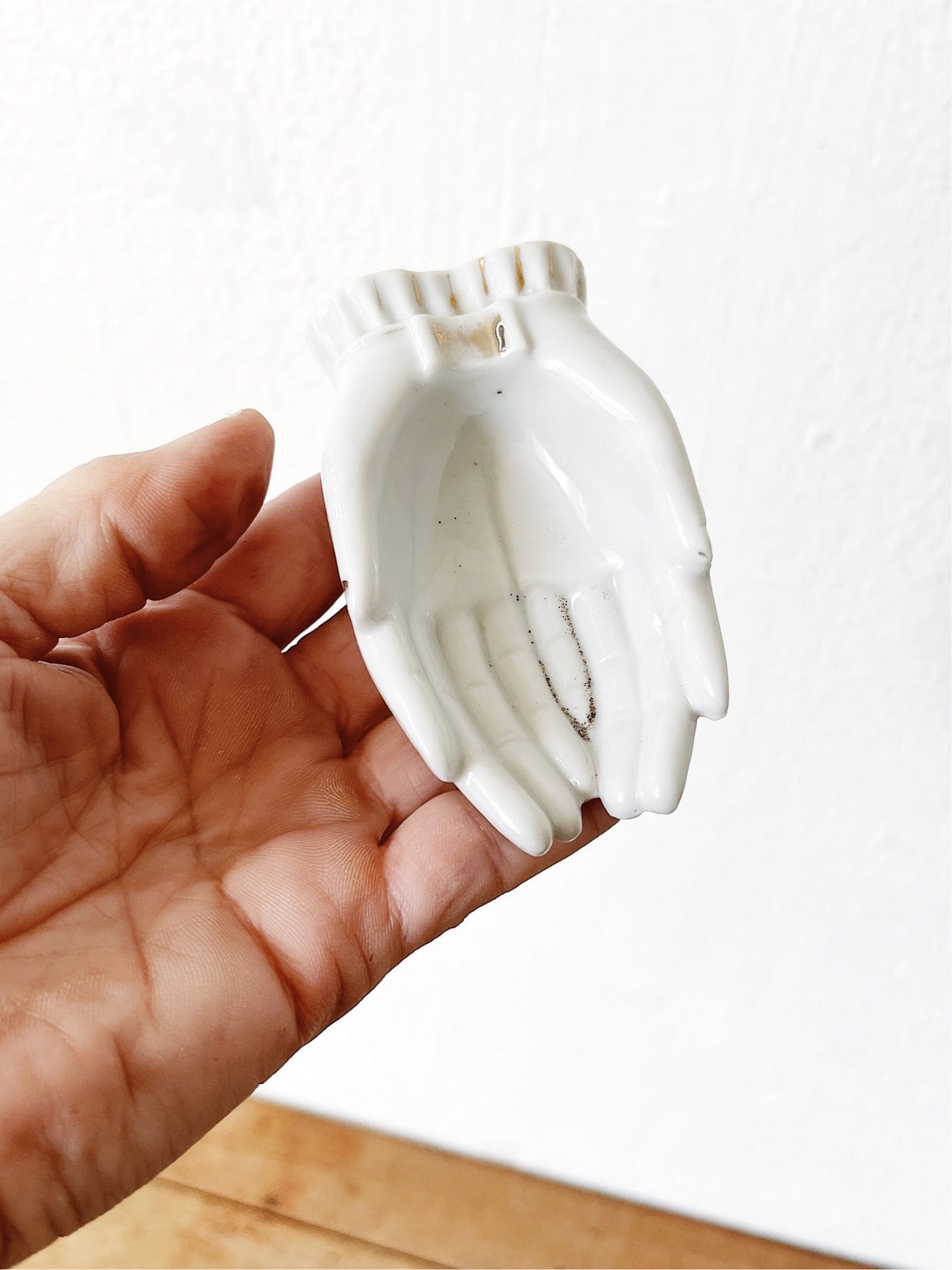 Vintage Porcelain Hands Dish