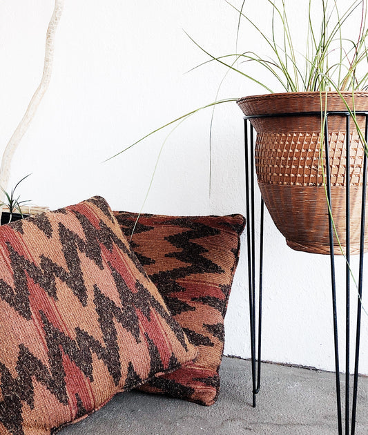 Vintage Zig Zag Pillow