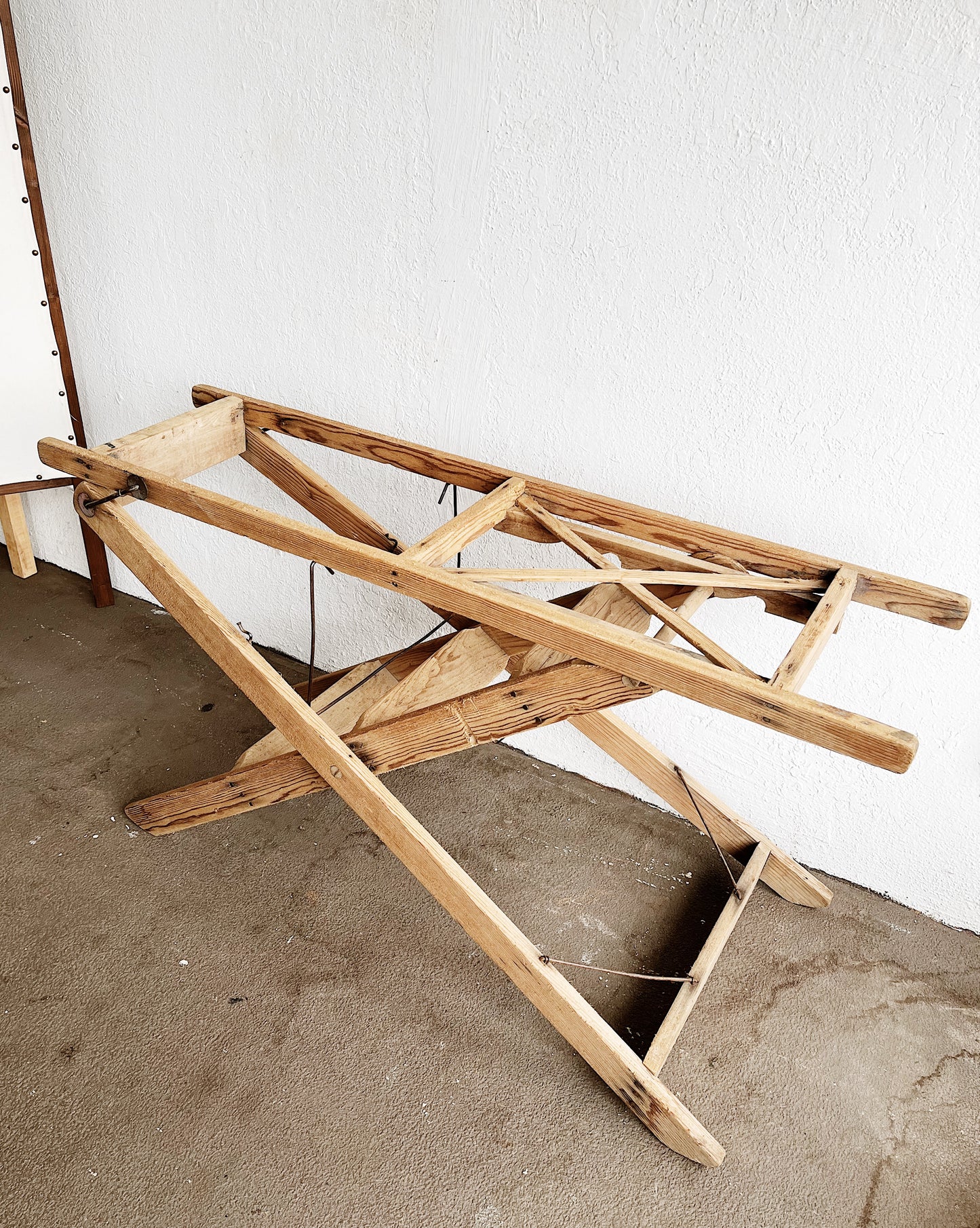 Vintage Industrial Convertible Ladder