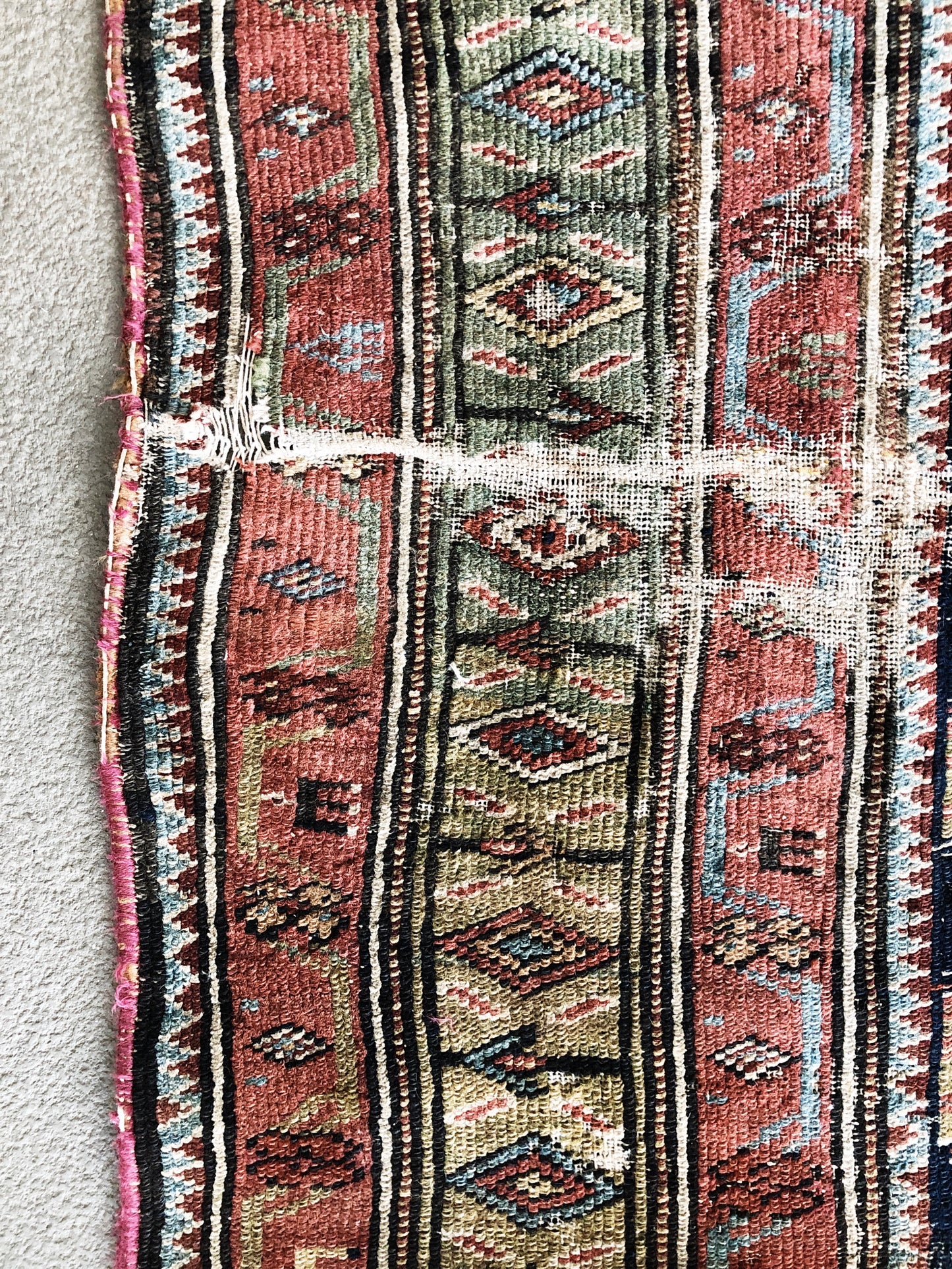 Vintage Wool Kilim Rug