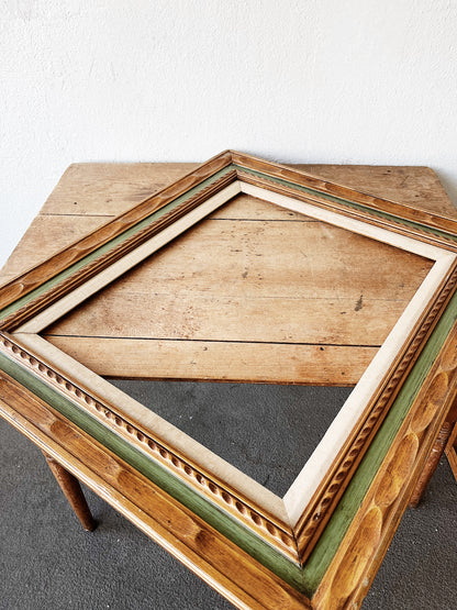 Mid Century Carved Wood Frame