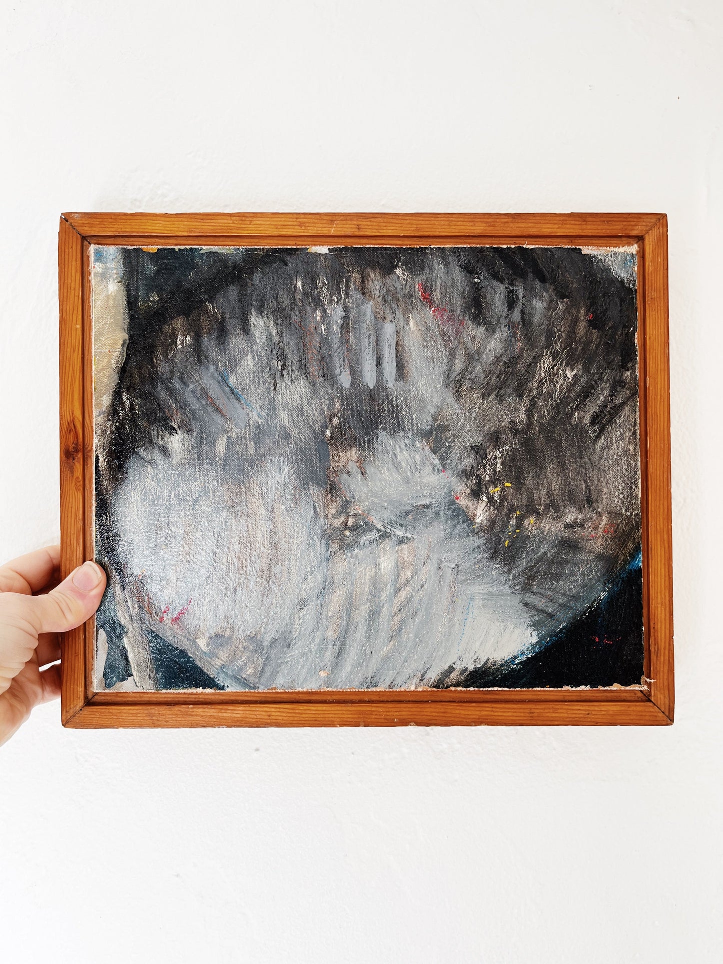 Vintage Abstract Oil Painting