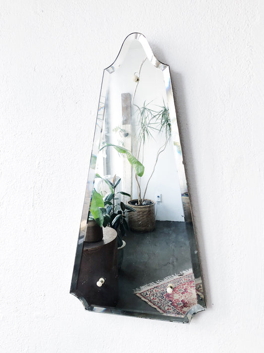 Vintage Industrial Triangle Mirror
