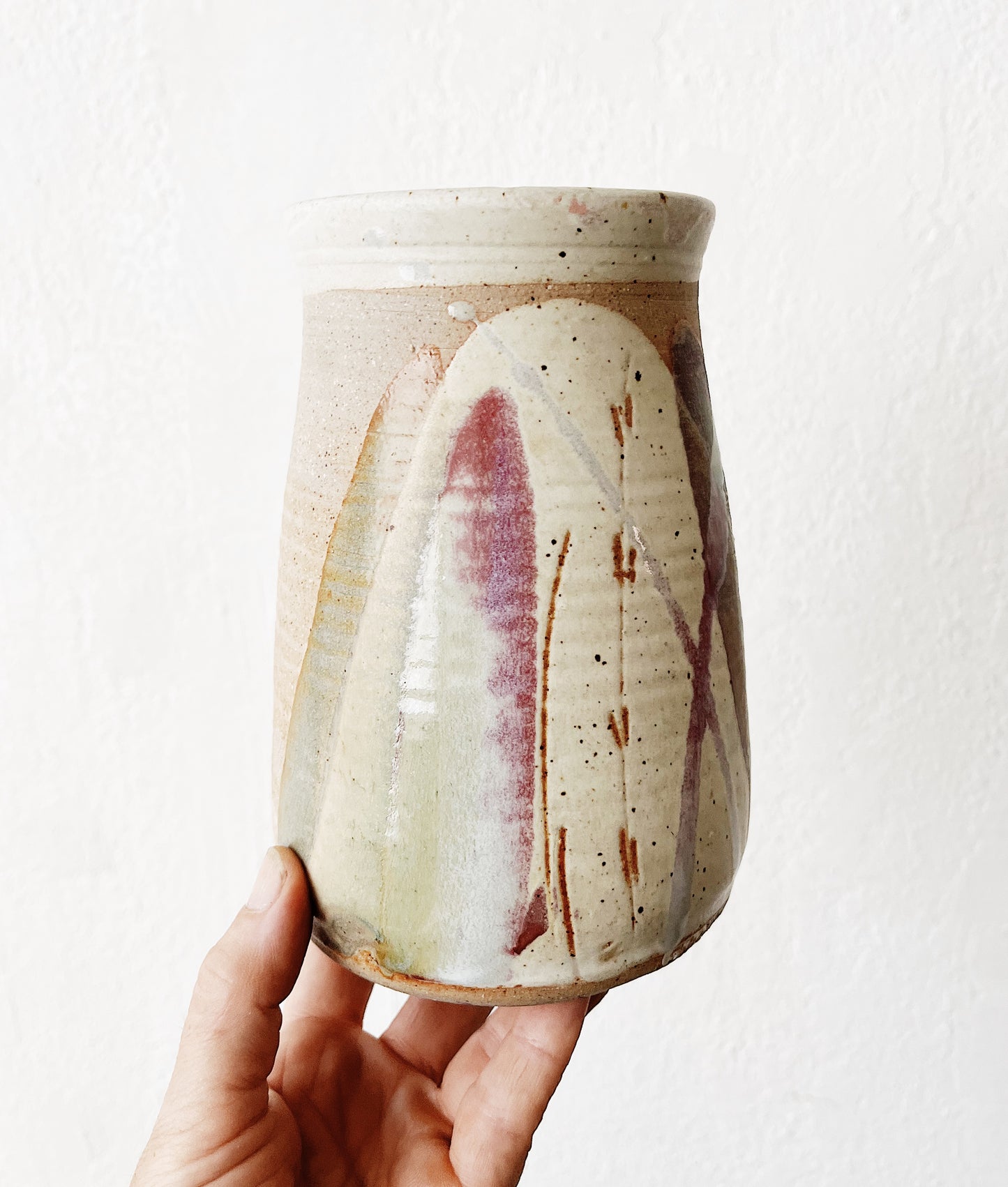 Vintage Klickitat Pottery Utensil Jar