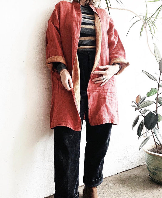 Eileen Fisher Irish Linen Duster