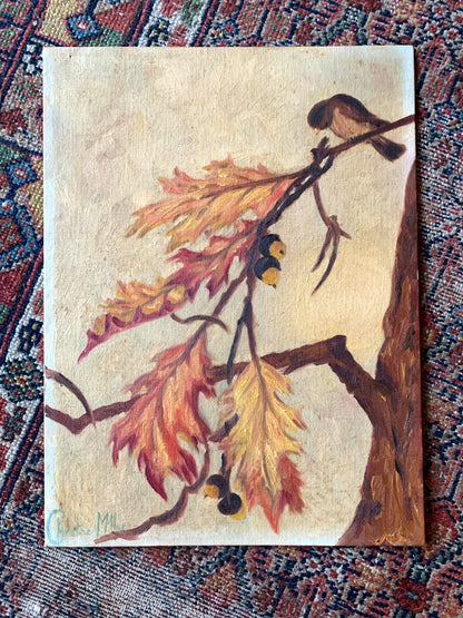 ‘Fall’ Mid Century Painting