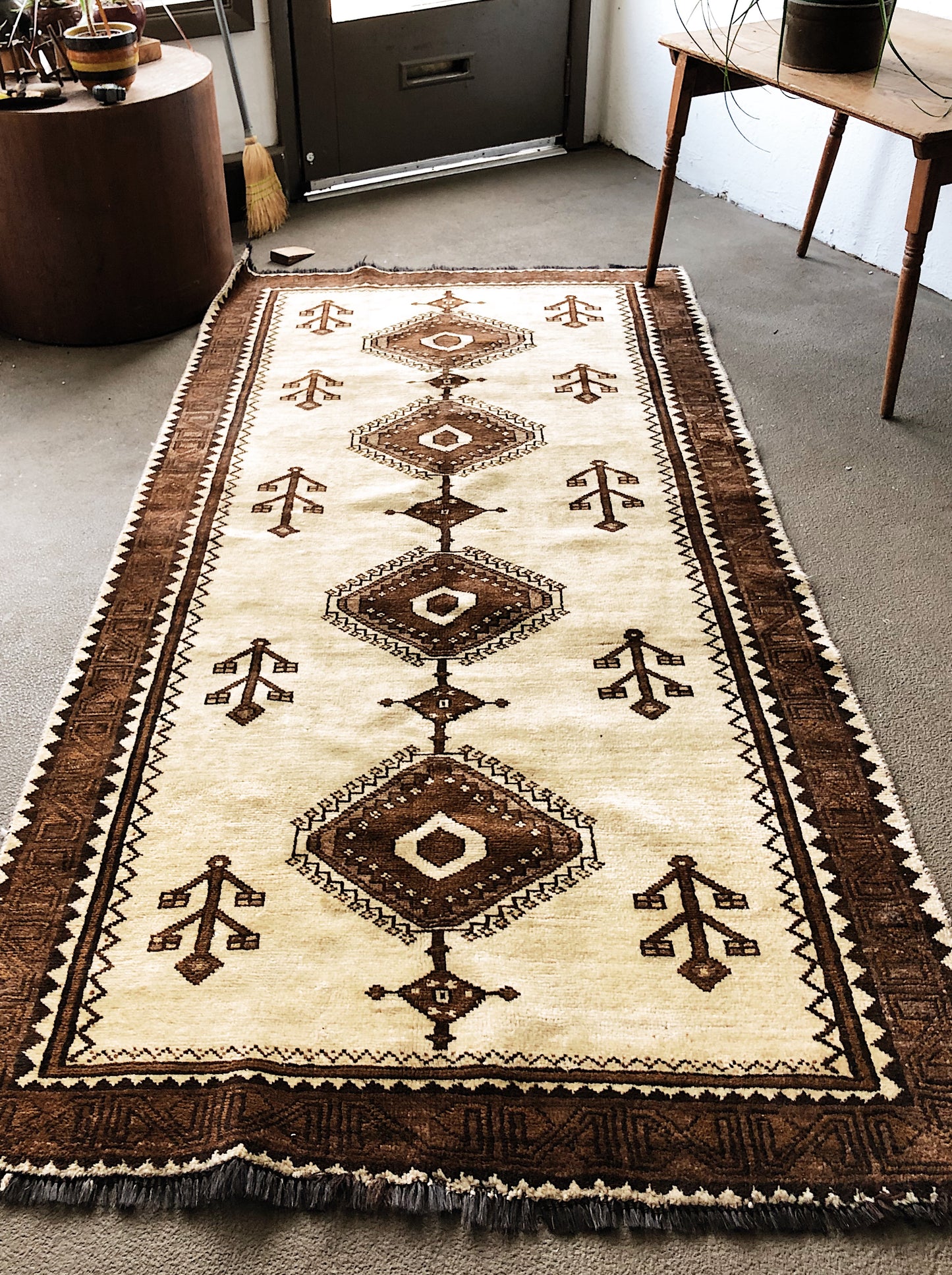 Vintage Kurdish Tribal Rug