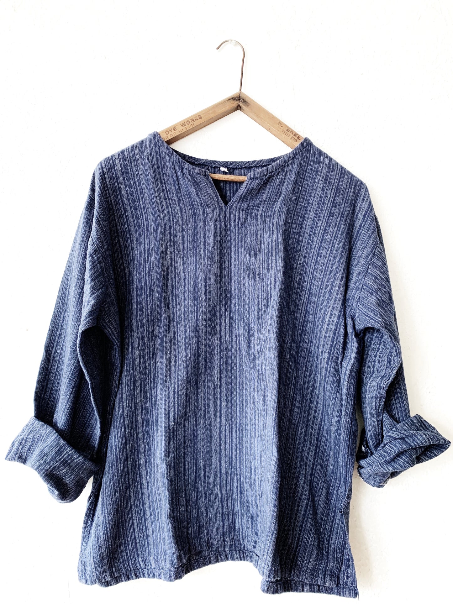 Indigo Stripe Cotton Top Thailand