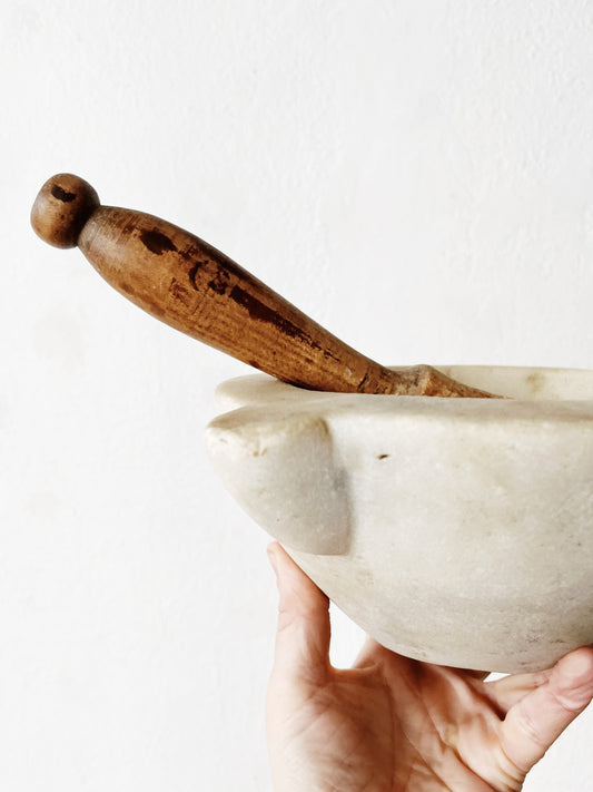 Antique French Mortar and Pestle