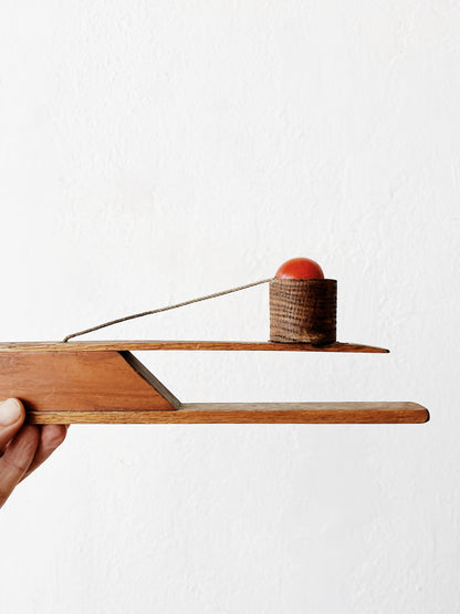 Handmade Vintage Cup and Ball Game