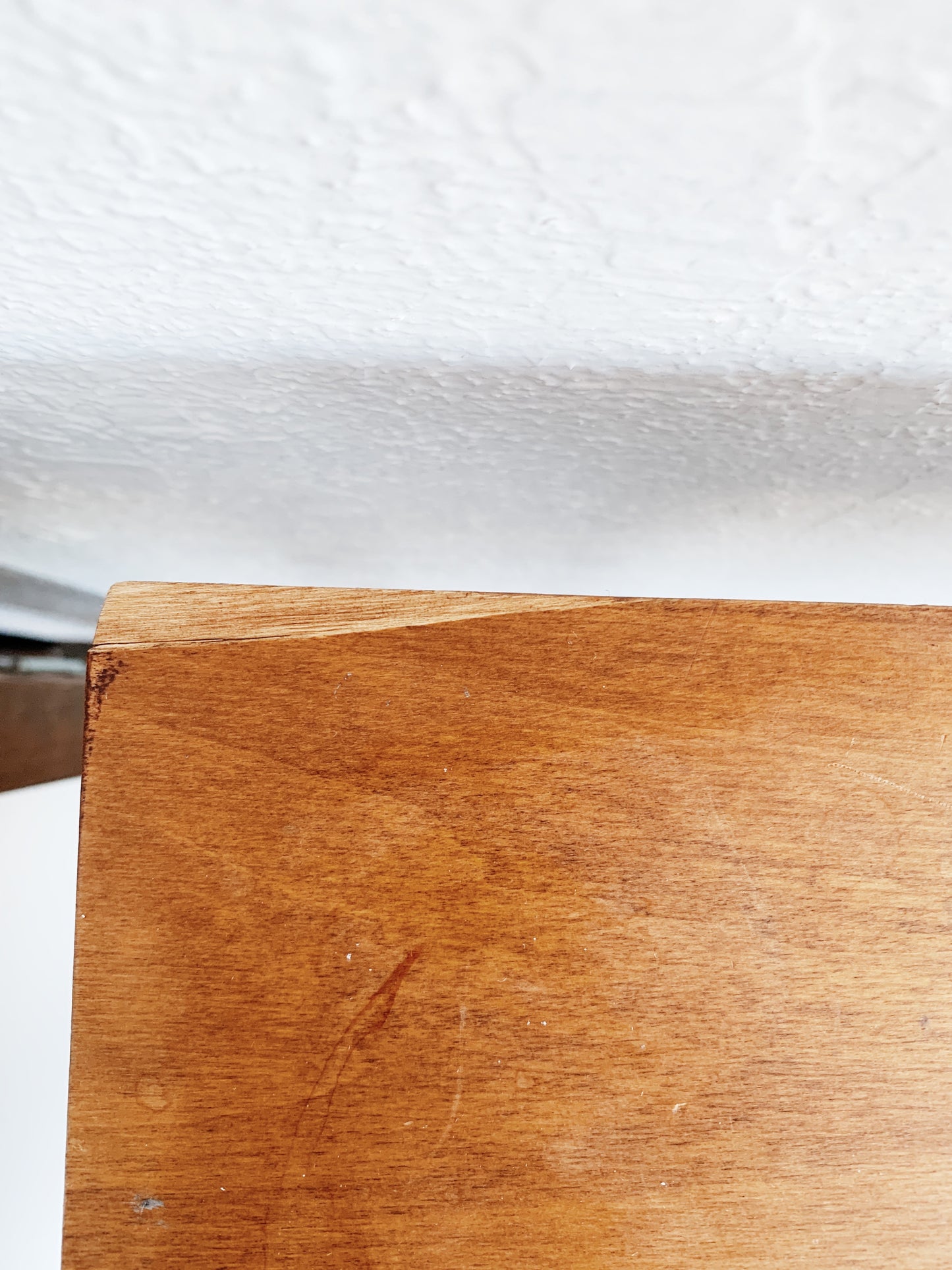 Vintage Handmade Alder Wood Trestle Table