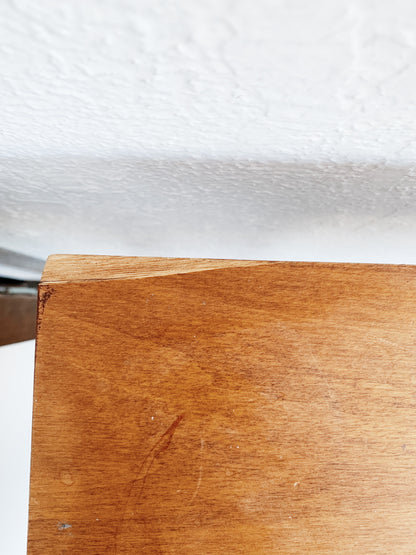 Vintage Handmade Alder Wood Trestle Table