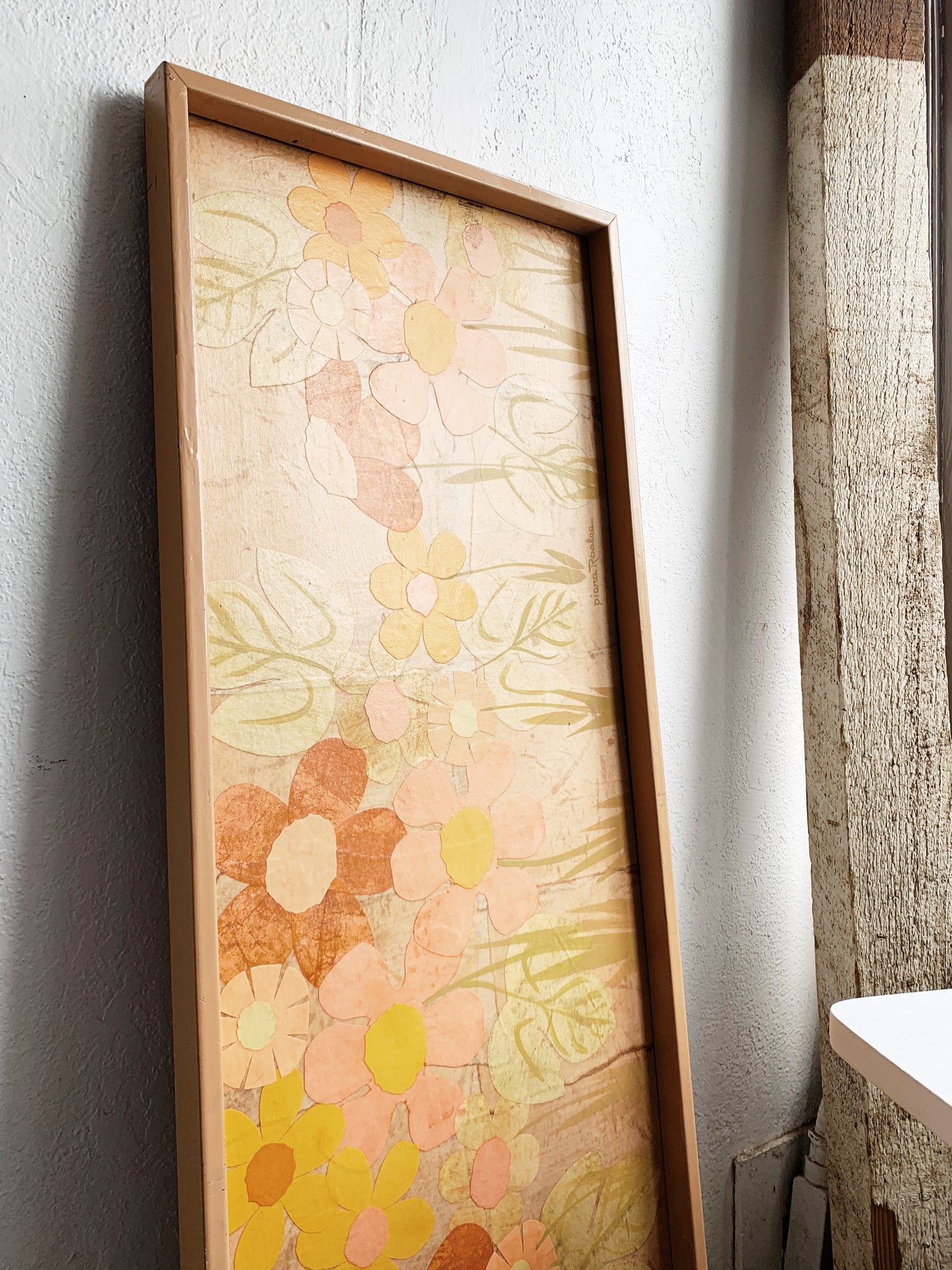 Large Scale Vintage Framed Collage Art