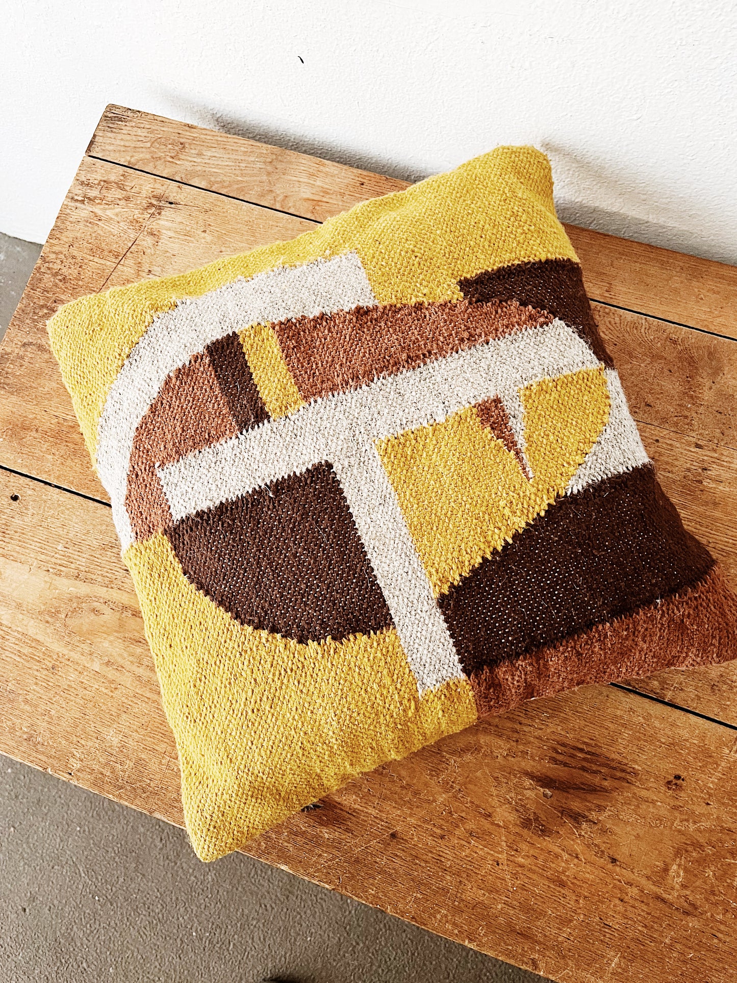 Modern Wool Kilim Pillow
